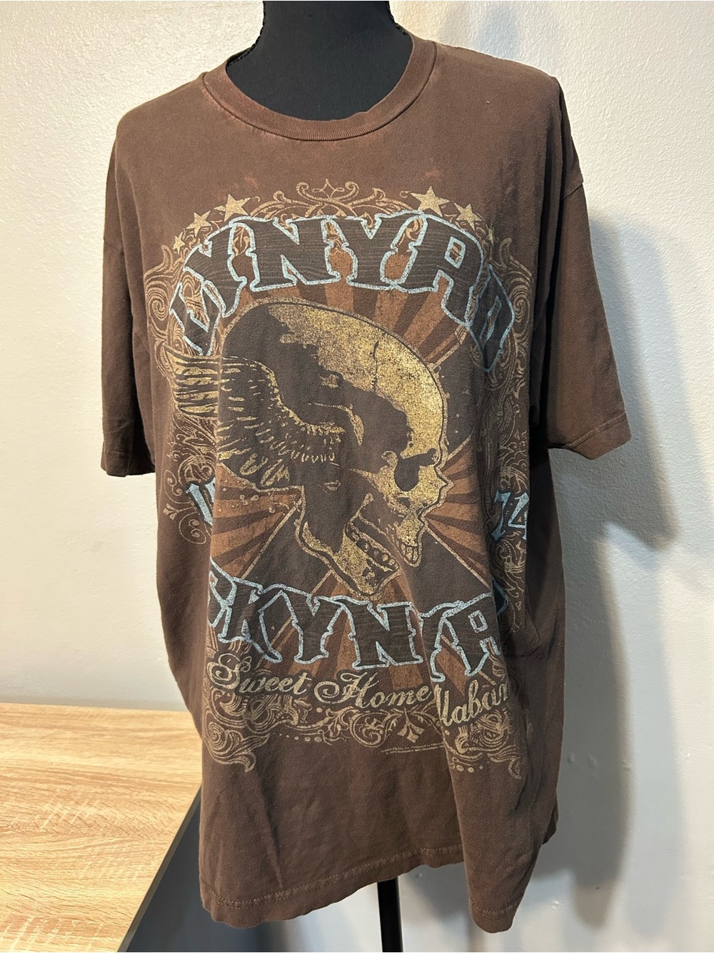 Liquid Blue Lynyrd Skynyrd Sweet Home Alabama T-Shirt XL Brown 2008 Y2K